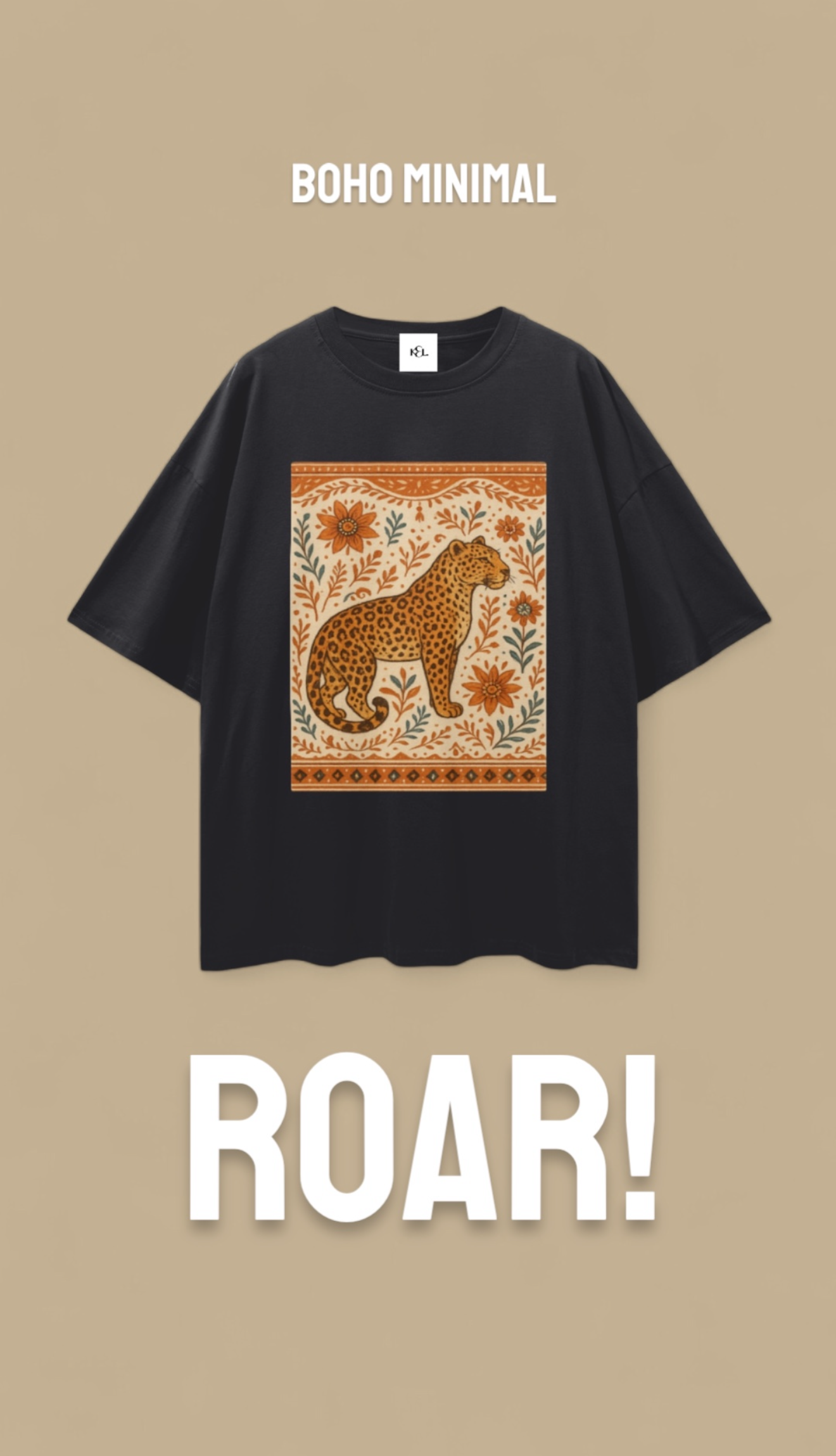 Roar Oversized Tee