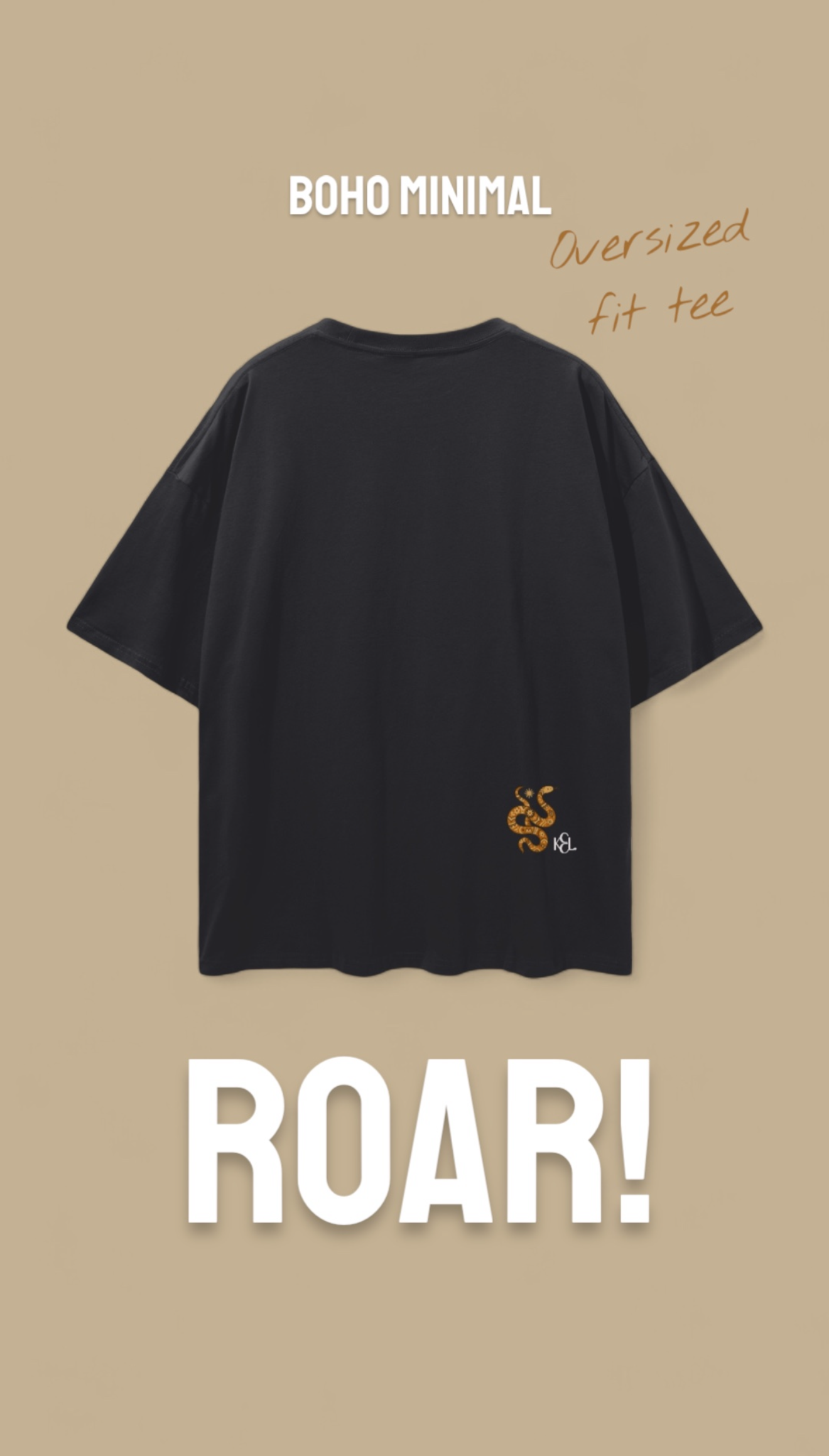 Roar Oversized Tee